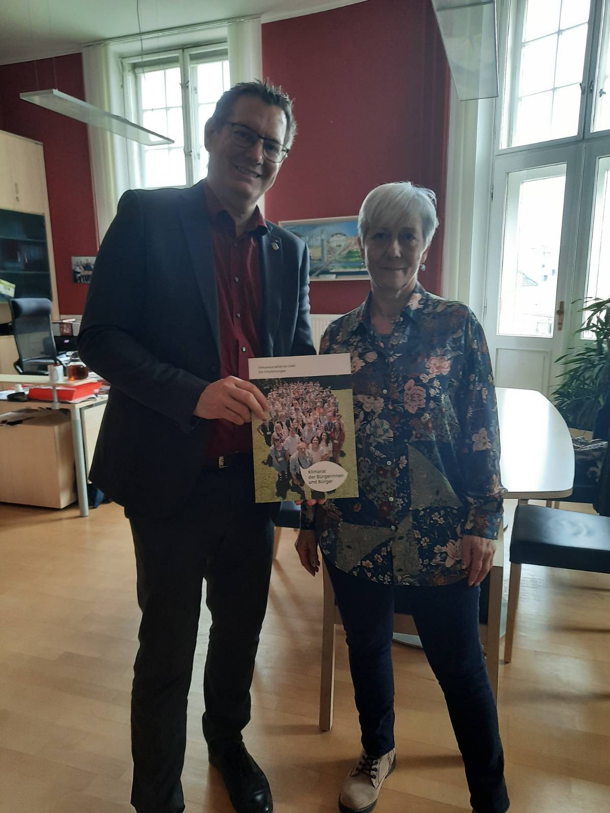 Besuch beim Bezirksvorsteher in Florisdorf