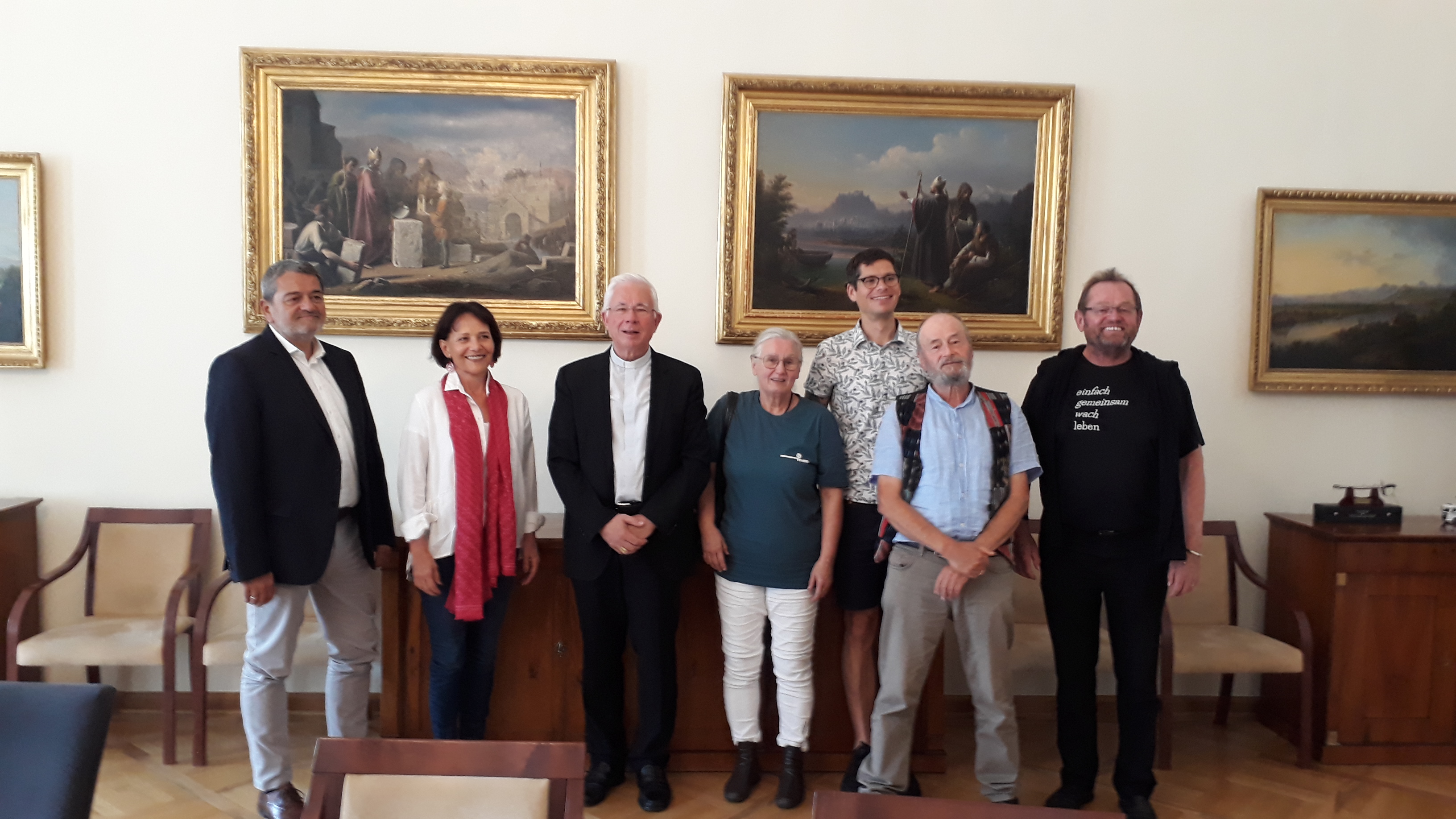 Besuch beim Erzbischof Lackner