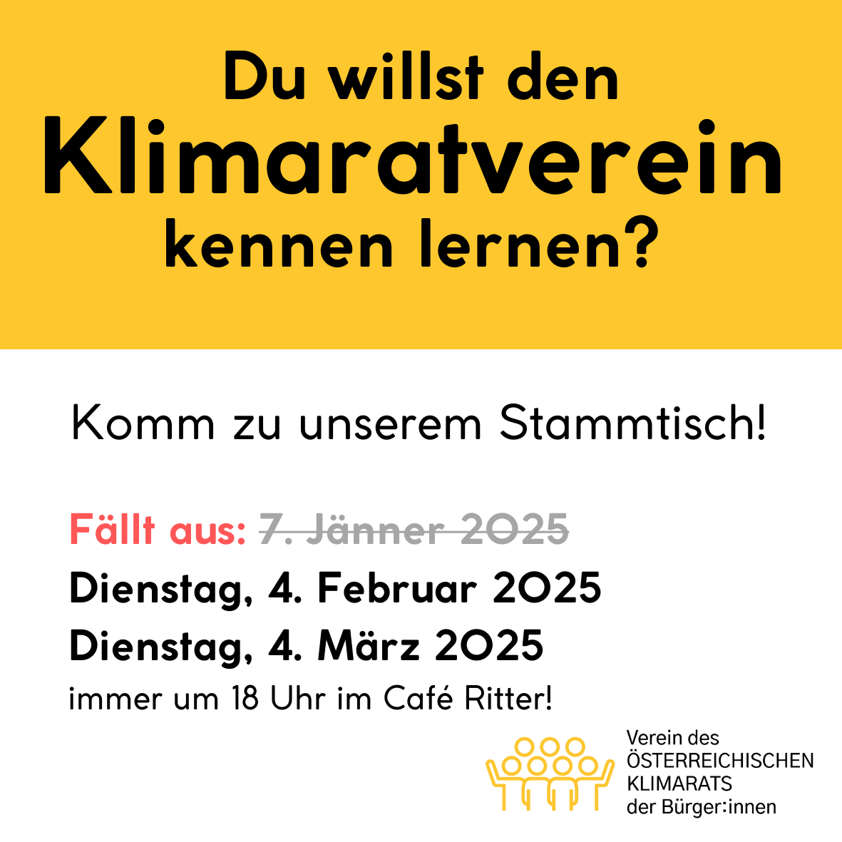 Nächster Stammtisch im Februar 2025
